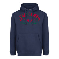 Navy saltgrass steakhouse Heavyweight Hoodie - linhVisuals