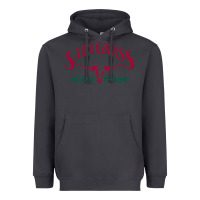 Smoke saltgrass steakhouse Heavyweight Hoodie - linhVisuals