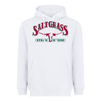 White saltgrass steakhouse Heavyweight Hoodie - linhVisuals