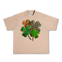 Burro Leopard shamrock St. Patricks Day Urban Heavy Tee - FaDigitalArtStudio