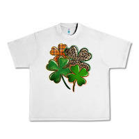 Lunar Rock Leopard shamrock St. Patricks Day Urban Heavy Tee - FaDigitalArtStudio