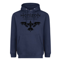 Navy HORIZON FORBIDDEN WEST Heavyweight Hoodie - linhVisuals