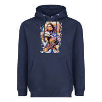 Navy ALOY - HORIZON FORBIDDEN WEST Heavyweight Hoodie - linhVisuals