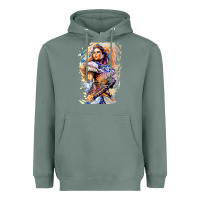 Sage ALOY - HORIZON FORBIDDEN WEST Heavyweight Hoodie - linhVisuals