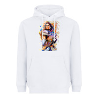 White ALOY - HORIZON FORBIDDEN WEST Heavyweight Hoodie - linhVisuals