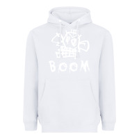 White arcane league of legends jinx boom Heavyweight Hoodie - linhVisuals