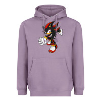 Lavender Shadow The Hedgehog Heavyweight Hoodie - linhVisuals
