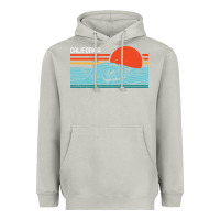 Moon Dust vintage california wave surf retro 80s california beach surfing Heavyweight Hoodie - linhVisuals