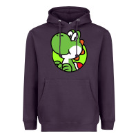 Plum Yoshi Anime Heavyweight Hoodie - linhVisuals