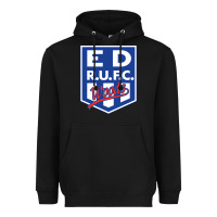 Black eastwood rugby Heavyweight Hoodie - linhVisuals