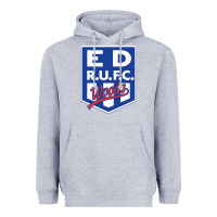 Heather Grey eastwood rugby Heavyweight Hoodie - linhVisuals