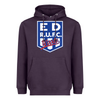 Plum eastwood rugby Heavyweight Hoodie - linhVisuals