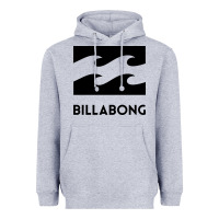 Heather Grey billabong Heavyweight Hoodie - linhVisuals