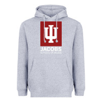 Heather Grey jacobs, school of music Heavyweight Hoodie - linhVisuals