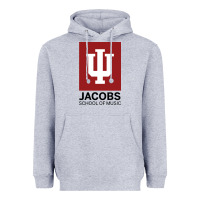 Heather Grey jacobs, school of music Heavyweight Hoodie - linhVisuals