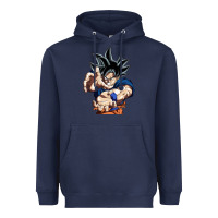 Navy goku utra instinct Heavyweight Hoodie - linhVisuals