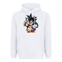 White goku utra instinct Heavyweight Hoodie - linhVisuals