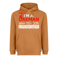 Meerkat im a lineman whats your superpower Heavyweight Hoodie - linhVisuals
