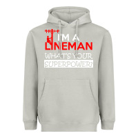 Moon Dust im a lineman whats your superpower Heavyweight Hoodie - linhVisuals