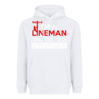 White im a lineman whats your superpower Heavyweight Hoodie - linhVisuals