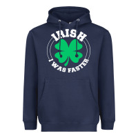 Navy irish i was faster Heavyweight Hoodie - linhVisuals