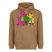 Toasted Coconut barney legendary Heavyweight Hoodie - linhVisuals