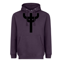 Plum red-judas-priest cross Heavyweight Hoodie - linhVisuals