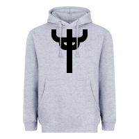 Heather Grey red-judas-priest cross Heavyweight Hoodie - linhVisuals