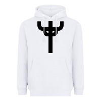 White red-judas-priest cross Heavyweight Hoodie - linhVisuals