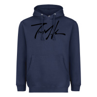 Navy Kendrick lamar sign black Heavyweight Hoodie - linhVisuals