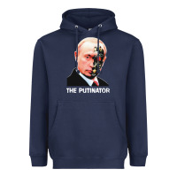 Navy official the putinator Heavyweight Hoodie - linhVisuals