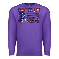 Purple batter up pre k Premium Sweatshirt - JahusDesignShop