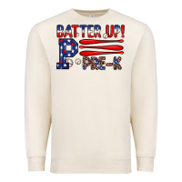 Batter Up Pre K Premium Sweatshirt | Teevron