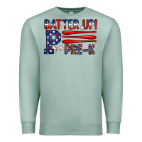Seafoam batter up pre k Premium Sweatshirt - JahusDesignShop