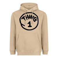 Mushroom thing 1 thing 2 buddies lover Heavyweight Hoodie - linhVisuals