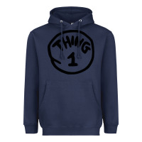 Navy thing 1 thing 2 buddies lover Heavyweight Hoodie - linhVisuals