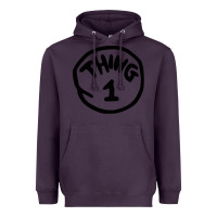 Plum thing 1 thing 2 buddies lover Heavyweight Hoodie - linhVisuals