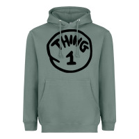 Sage thing 1 thing 2 buddies lover Heavyweight Hoodie - linhVisuals