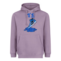 Lavender 1 retro high og dark marina blue tee shoes dripping got em t shirt Heavyweight Hoodie - linhVisuals