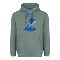 Sage 1 retro high og dark marina blue tee shoes dripping got em t shirt Heavyweight Hoodie - linhVisuals