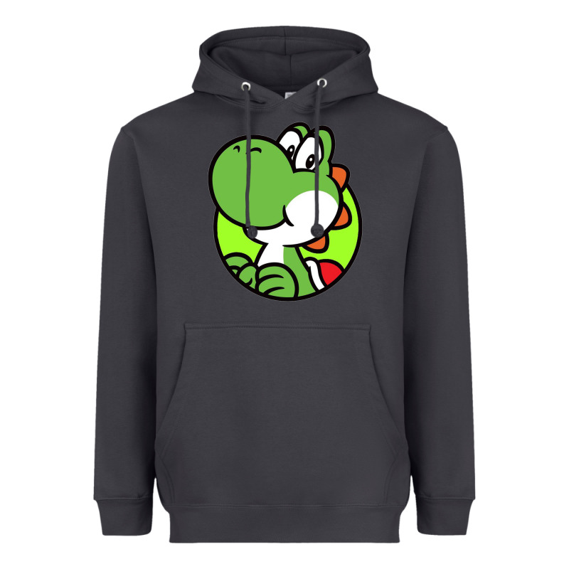 Cartoon Yoshi Heavyweight Hoodie by linhVisuals | Teevron