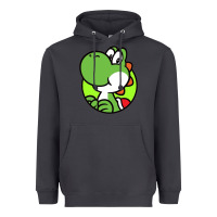 Smoke Cartoon Yoshi Heavyweight Hoodie - linhVisuals