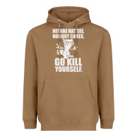 Toasted Coconut kill yourself classic foamy the squirrel Heavyweight Hoodie - linhVisuals
