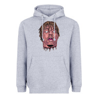 Heather Grey art of juice rap Heavyweight Hoodie - linhVisuals
