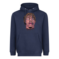 Navy art of juice rap Heavyweight Hoodie - linhVisuals