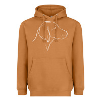Meerkat weimaraner t  shirt weimaraner dog line art Heavyweight Hoodie - linhVisuals