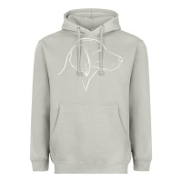 Moon Dust weimaraner t  shirt weimaraner dog line art Heavyweight Hoodie - linhVisuals