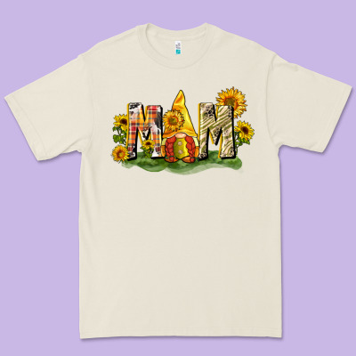 Mom Gnome Sunflower Premium Tee Designed By Cowgirlartshop