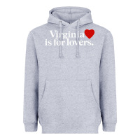 Heather Grey VIRGINIA IS FOR LOVERS Heavyweight Hoodie - linhVisuals