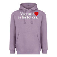 Lavender VIRGINIA IS FOR LOVERS Heavyweight Hoodie - linhVisuals